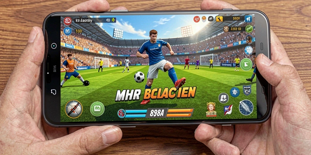 Tampilan gameplay seru dalam 898A yang menguji keterampilan olahraga Anda.