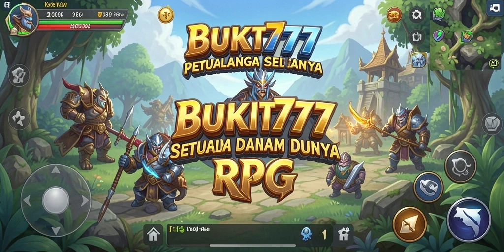 Tampilan gameplay menarik dari BUKIT777 dengan aksi RPG seru.