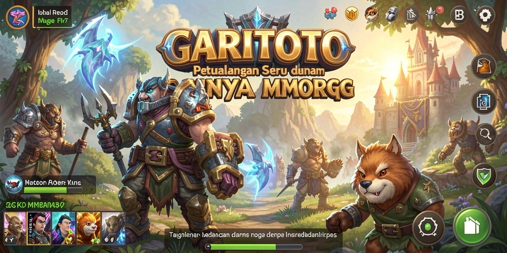 Screenshot gameplay GARITOTO yang menunjukkan aksi seru dalam pertarungan.