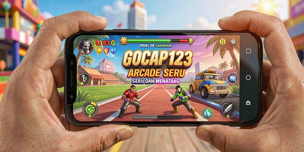 Tampilan dinamis GOCAP123 dengan aksi permainan Arcade yang seru.