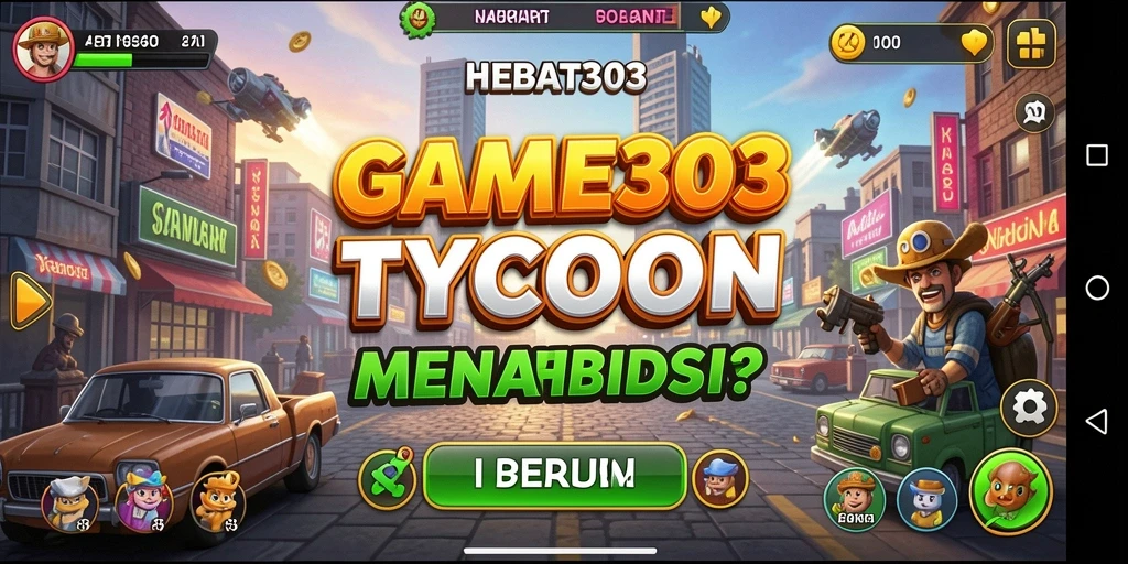 Tampilan gameplay HEBAT303 yang menarik dan interaktif dalam simulasi Tycoon.