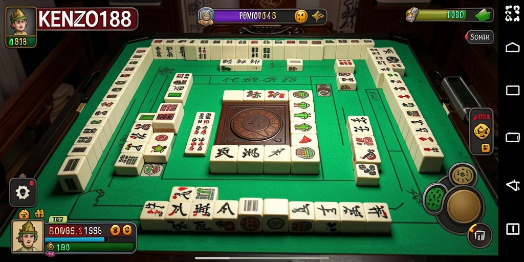 Tampilan menarik dari game Mahjong KENZO188 dengan gameplay yang seru.