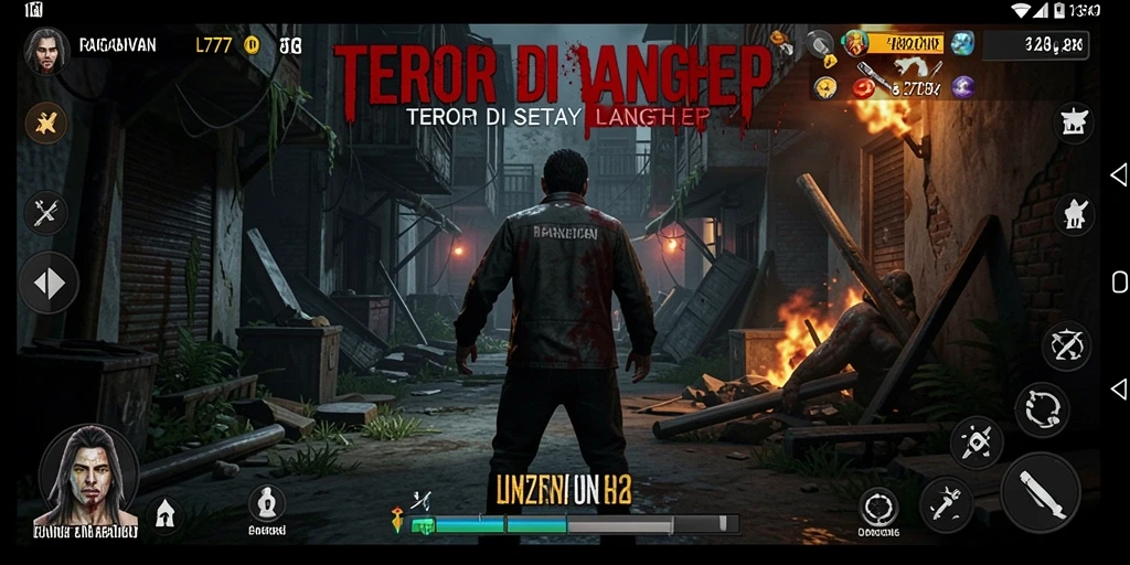 Screenshot menunjukkan suasana mencekam dari gameplay L777.