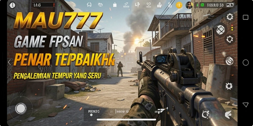 Screenshot gameplay MAU777 menampilkan aksi tembak-tembakan yang mendebarkan.