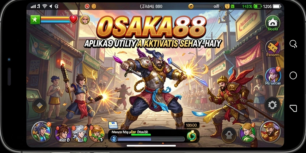 Tampilan antarmuka utama OSAKA88 yang intuitif dan fungsional.