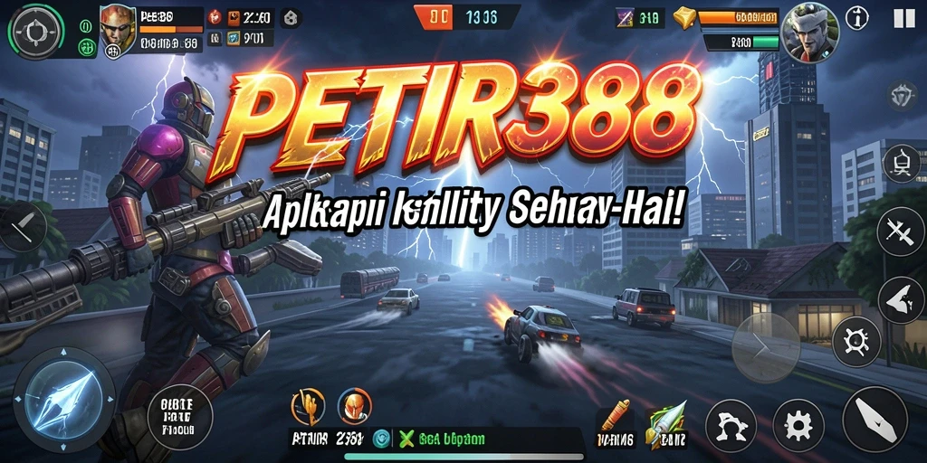 Tampilan antarmuka PETIR388 yang intuitif dan fungsional.