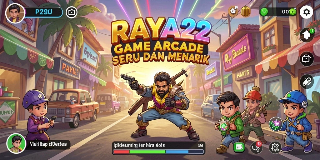 Tampilkan gameplay seru RAYA22 dalam aksi.