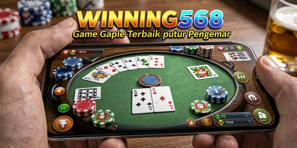Tampilan gameplay seru dari WINNING568 saat bermain Gaple.